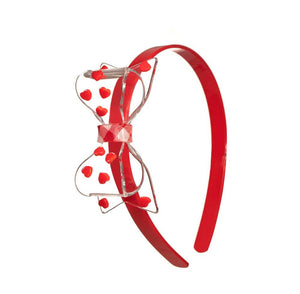 Valentine Heart Acrylic Headbands