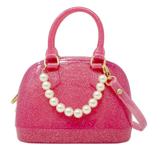 Glitter Jelly Bowling Bag