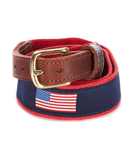 Child’s Belt, Flag on Red
