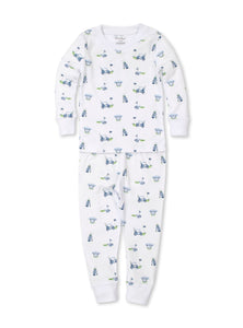 Longest Drive Blue Pajama Set