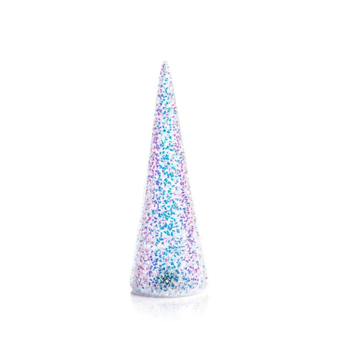 10.25” LED White Sequin Tree
