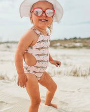 Girls Keller Swim Pink Rainbow Trout