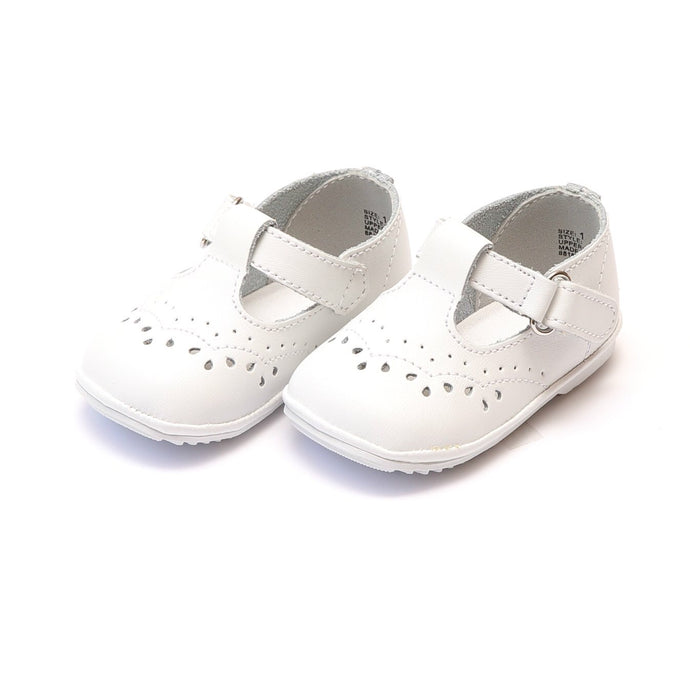 Birdie White T-Strap Mary Jane