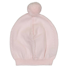 Pom Pom Cable Knit Hat