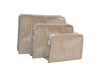 Roadie Small- Gingham Khaki