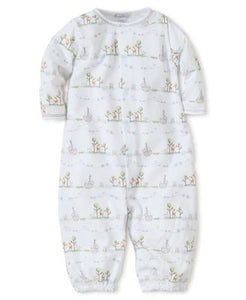 Noah’s Ark Print Conv. Gown, Blue