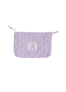Purple Ballet Quilted Luggage