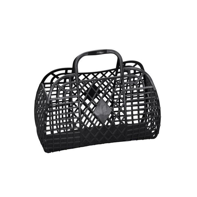 Small Retro Basket, Black