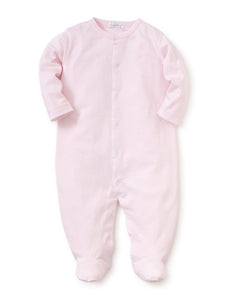 Lt. Pink w/ White Dots Footie