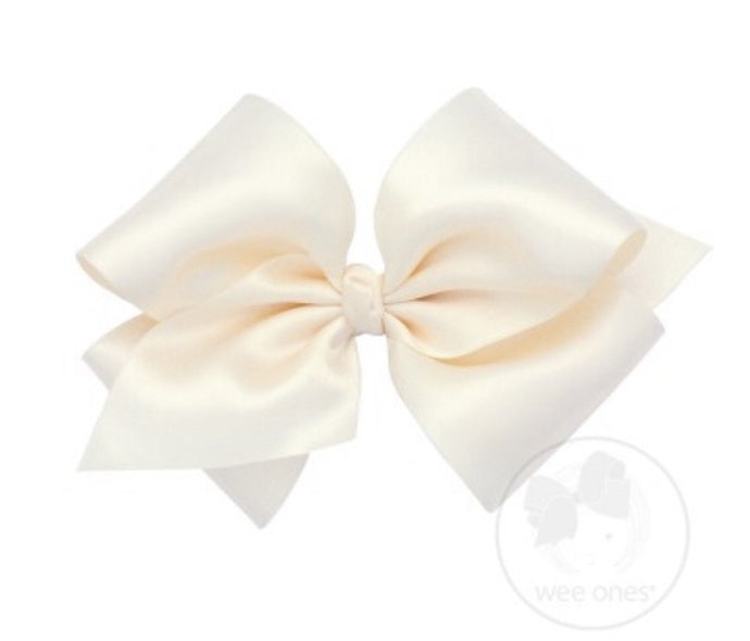Small King French Satin Bow (1117)