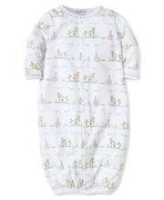 Noah’s Ark Print Conv. Gown, Blue
