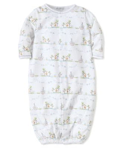 Noah’s Ark Print Conv. Gown, Blue