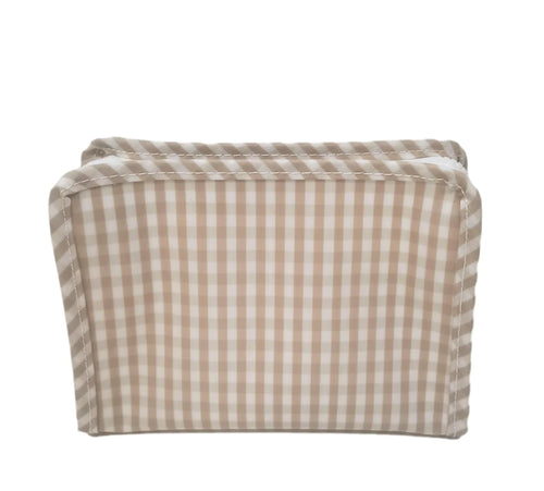 Roadie Small- Gingham Khaki