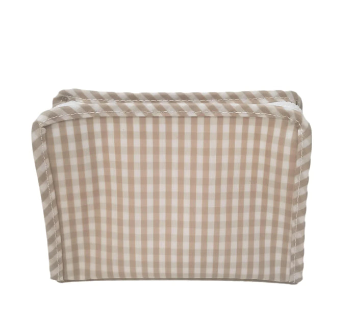Roadie Small- Gingham Khaki