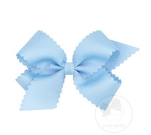 Medium Grosgrain Scalloped Edge Bow(9793)