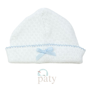 White Sailor Cap with Trim
