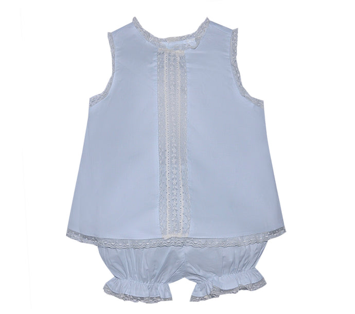 Blue Anna Bloomer Set