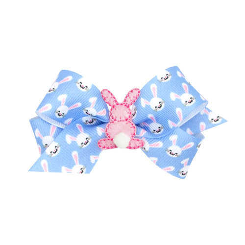 Mini Bunny Print Bow