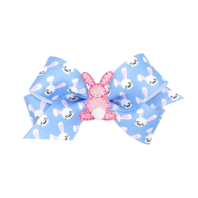 Mini Bunny Print Bow