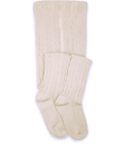 Classic Cable Tights 1 Pair, Ivory