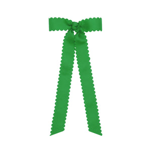 Mini Scallop Trim Longtail Bow