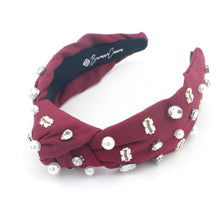 Maroon Mississippi State Logo Headband