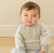 Blue Diamond Knit Longall