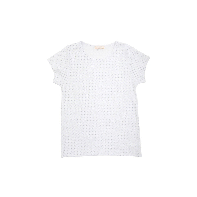Plain Jayne Play Shirt Park Scott Periwinkle Micro Dot