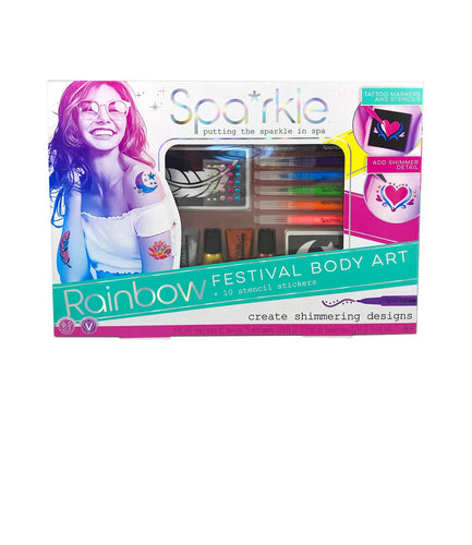 Spa*rkle Rainbow Festival Body Art