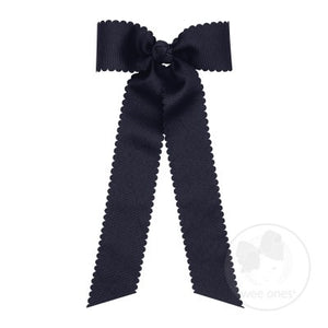 Medium Scallop Trim Longtail Bow