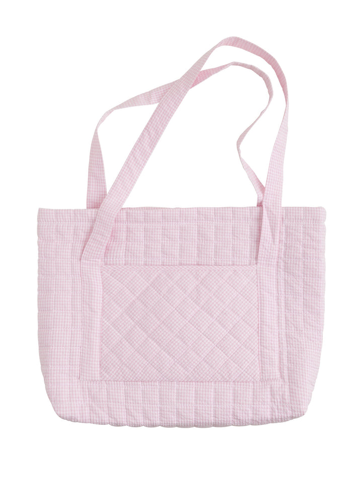 Quilted Luggage-Pink