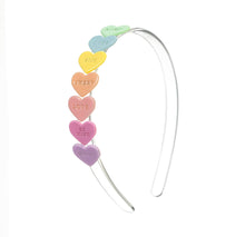 Valentine Heart Acrylic Headbands