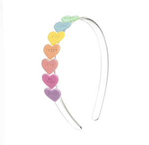 Valentine Heart Acrylic Headbands