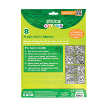 hidden colors magic paint sheets - magic jungle