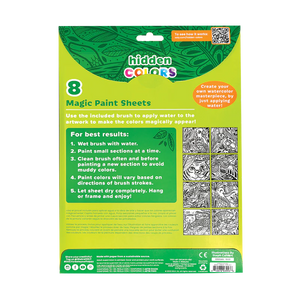 hidden colors magic paint sheets - magic jungle