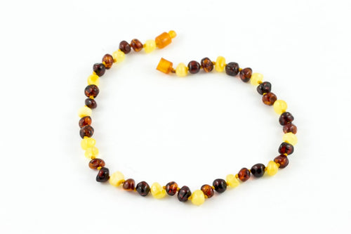 100% CERTIFIED BALTICAMBER Baby Necklace Polished