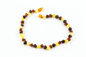 100% CERTIFIED BALTICAMBER Baby Necklace Polished