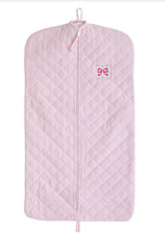 Pink Bow Quilted Luggage