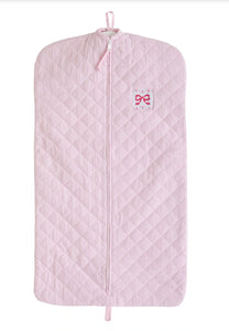 Pink Bow Quilted Luggage