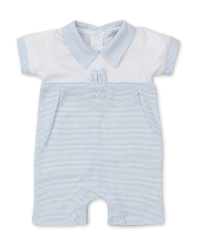 Bunny Burrows Short Playsuit, Light Blue