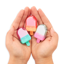 icy pop erasers - set of 3