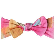 Copper Pearl Knit Headband Bow(prints)