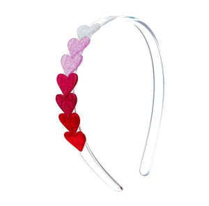 Valentine Heart Acrylic Headbands