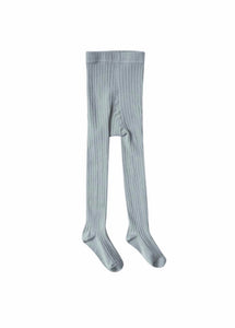 Solid Ribbed Tights