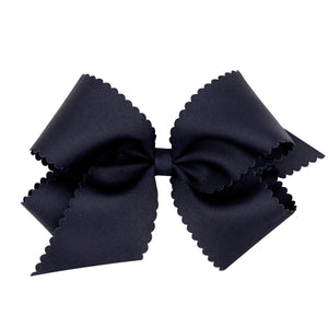 King Grosgrain Scalloped Edge Bow(9795)