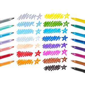 Rainbow Sparkle Glitter Markers