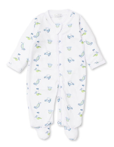 Longest Drive Blue Printed Footie