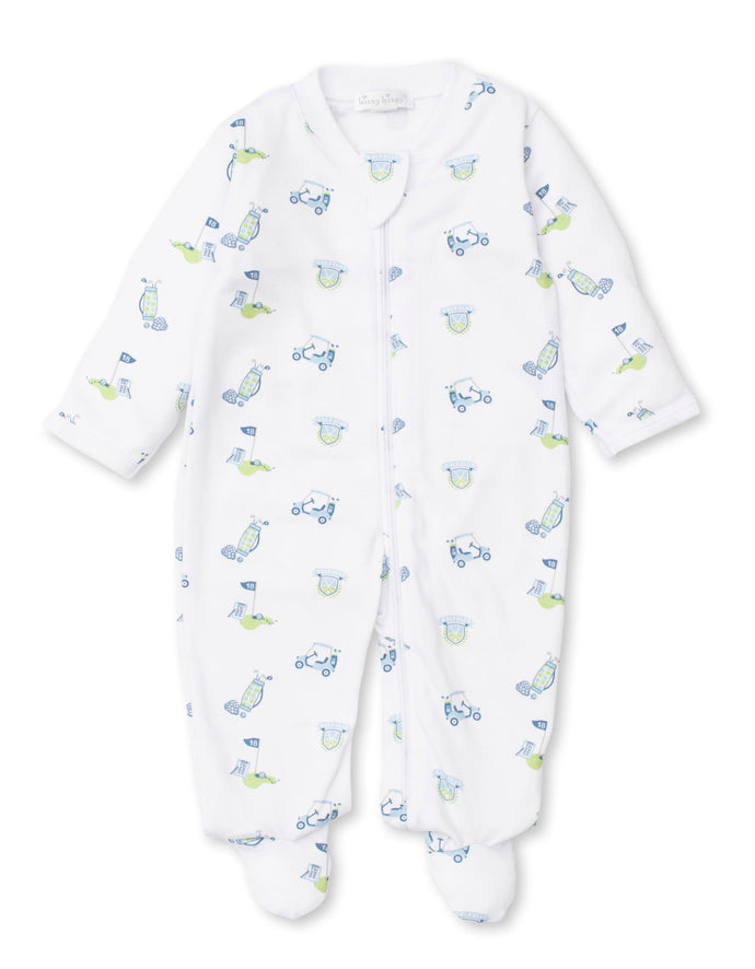 Longest Drive Blue Printed Footie