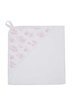 Pink Toile Hooded Towel