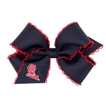 Ole Miss Moonstitch Logo Bow